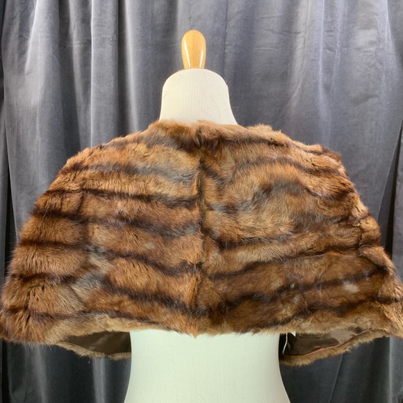 Vintage Genuine Real Ermine Fur Stole Wrap - Picture 3 of 6